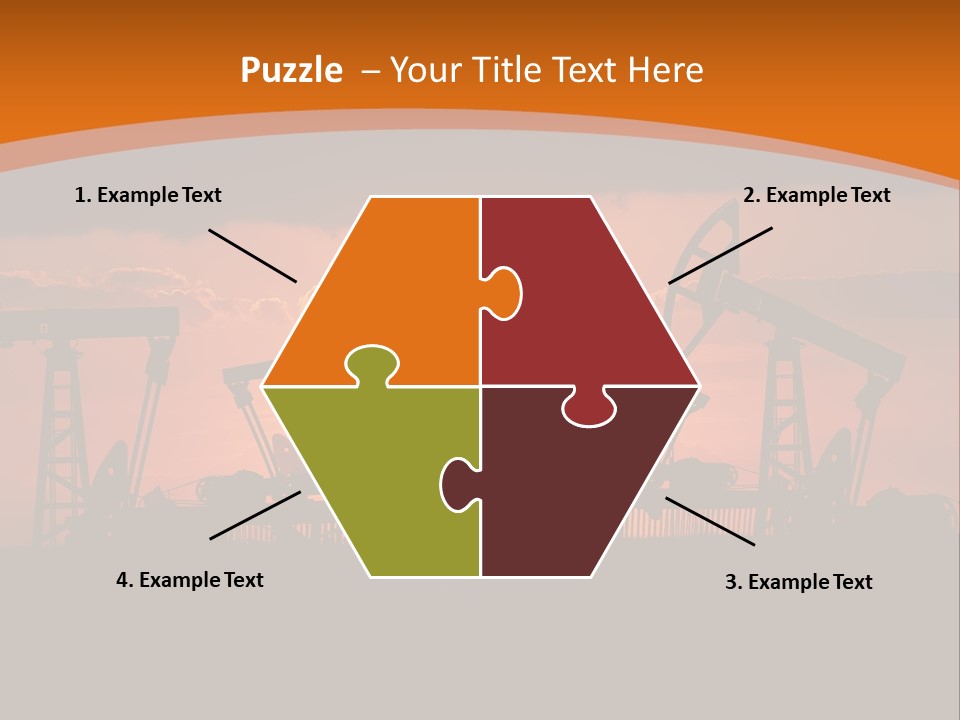 Sunset Kazakhstan Sun PowerPoint Template