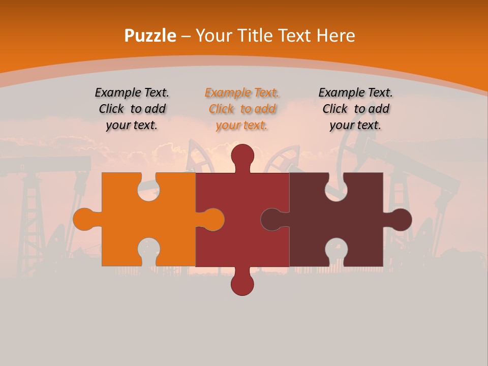 Sunset Kazakhstan Sun PowerPoint Template