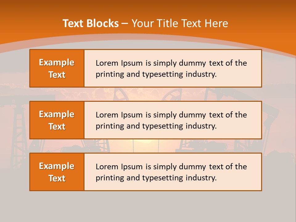 Sunset Kazakhstan Sun PowerPoint Template