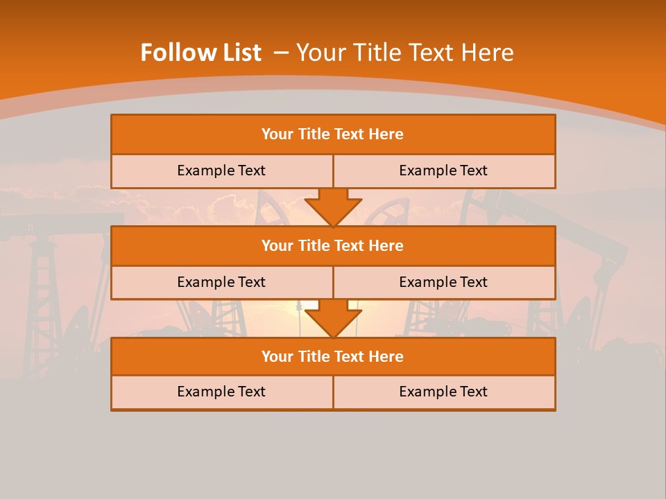 Sunset Kazakhstan Sun PowerPoint Template