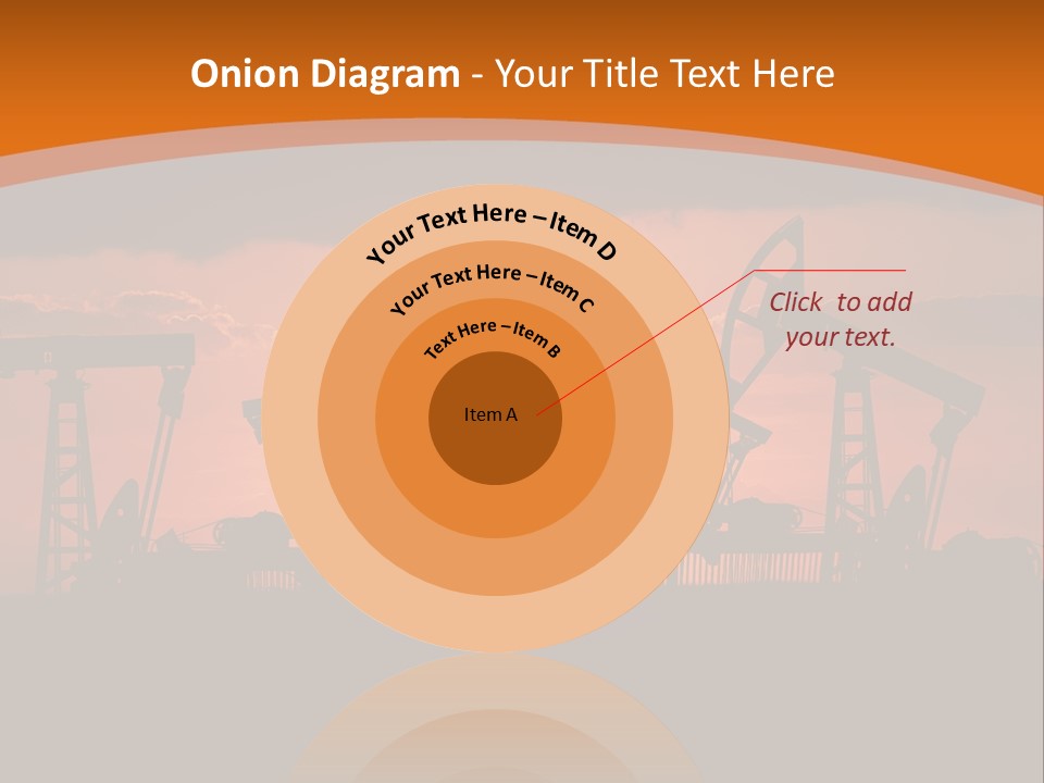 Sunset Kazakhstan Sun PowerPoint Template