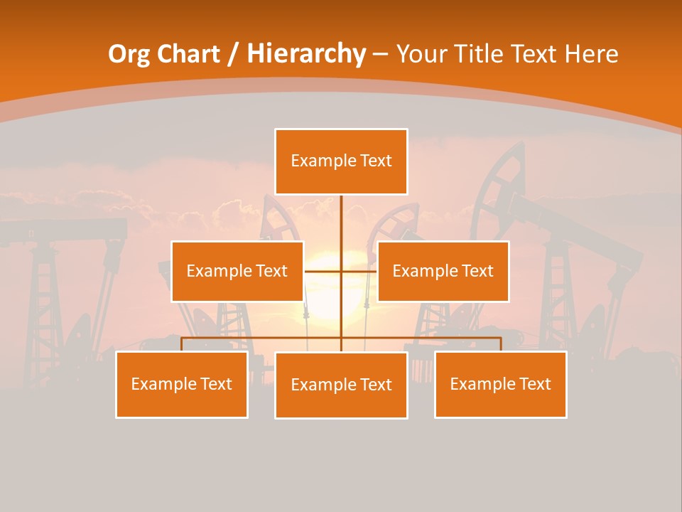 Sunset Kazakhstan Sun PowerPoint Template