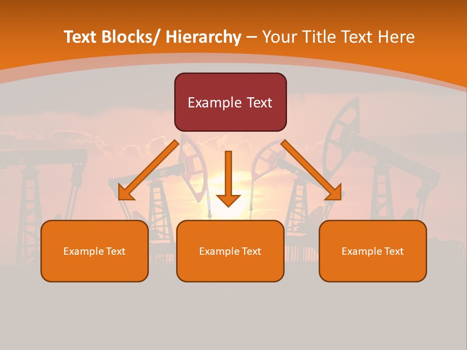 Sunset Kazakhstan Sun PowerPoint Template