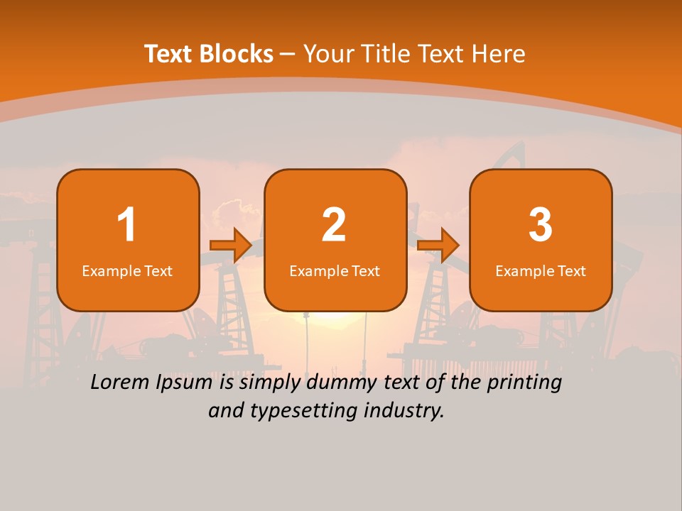 Sunset Kazakhstan Sun PowerPoint Template
