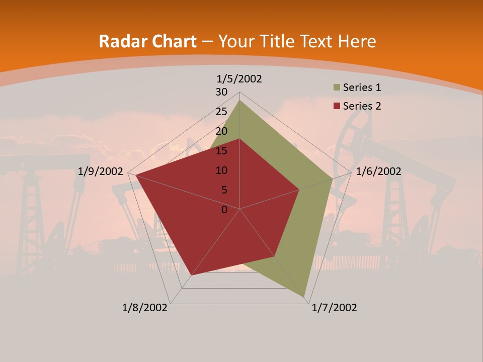 Sunset Kazakhstan Sun PowerPoint Template