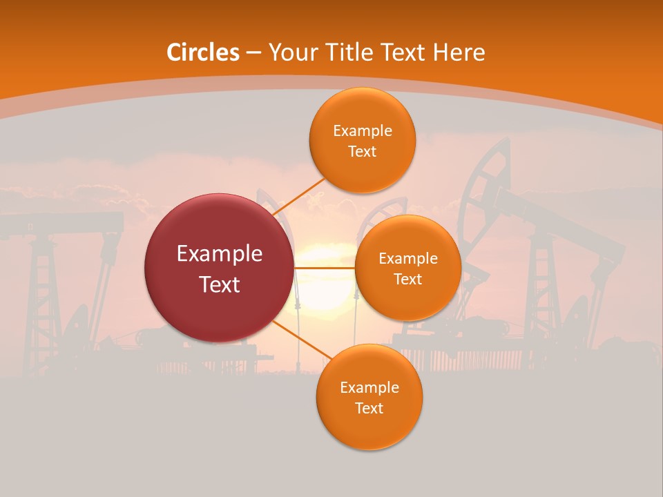 Sunset Kazakhstan Sun PowerPoint Template