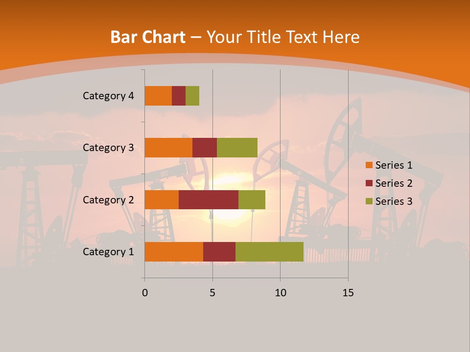 Sunset Kazakhstan Sun PowerPoint Template