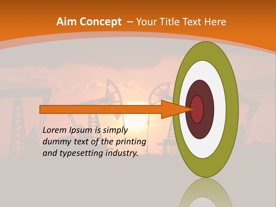 Sunset Kazakhstan Sun PowerPoint Template