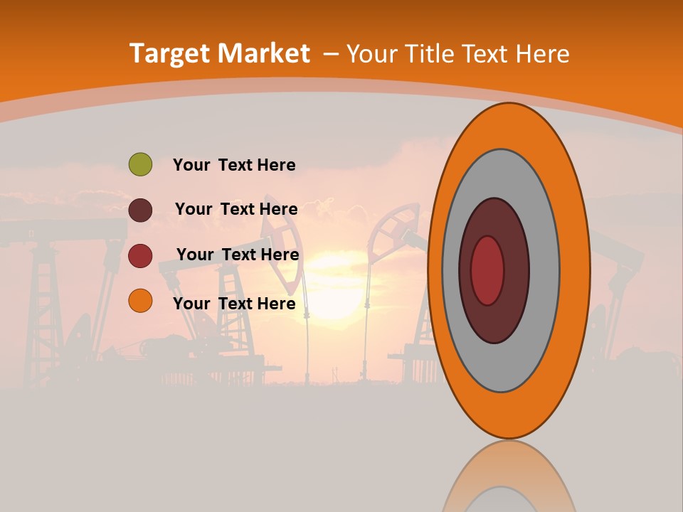 Sunset Kazakhstan Sun PowerPoint Template