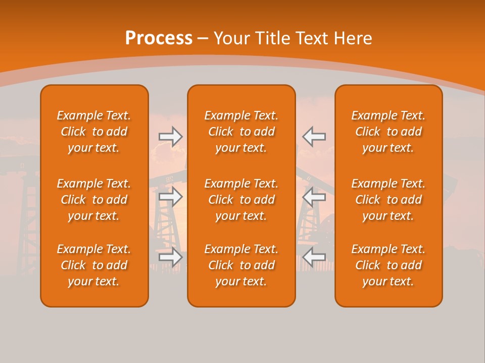 Sunset Kazakhstan Sun PowerPoint Template