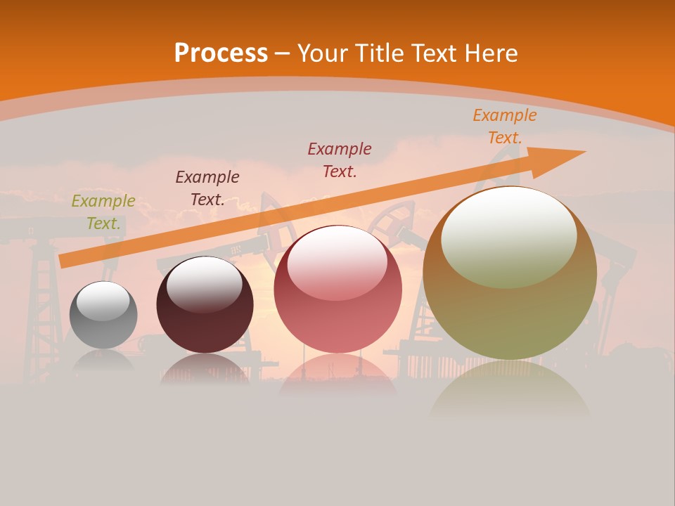 Sunset Kazakhstan Sun PowerPoint Template