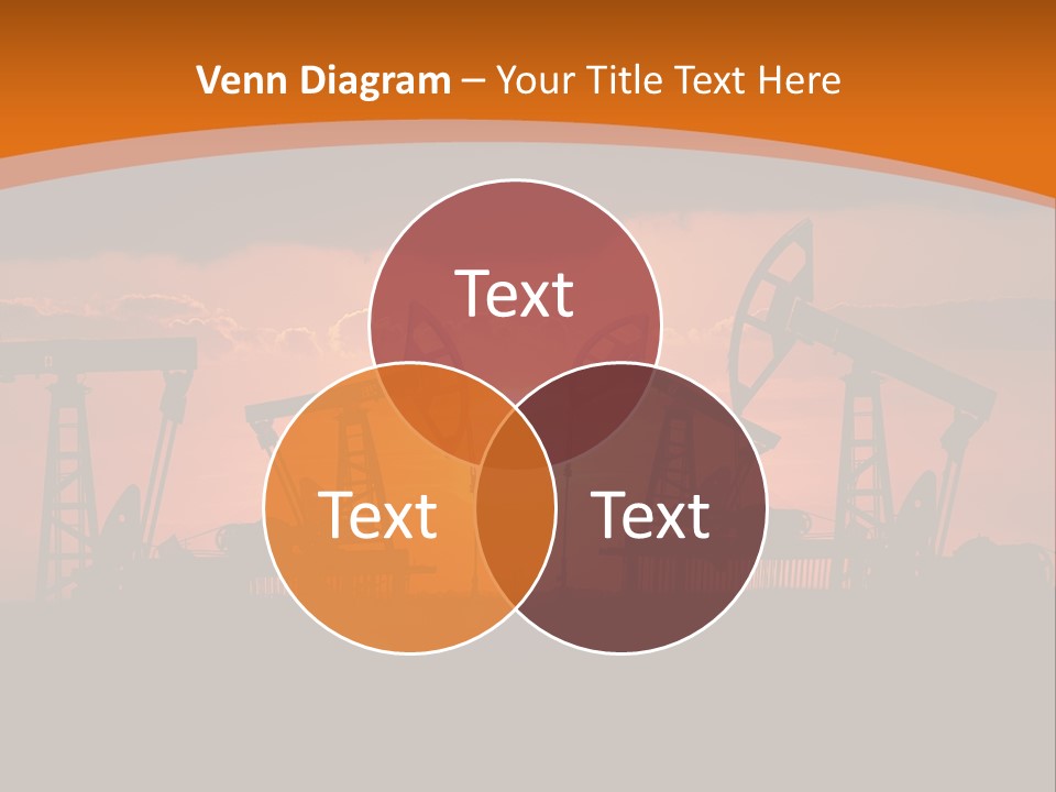 Sunset Kazakhstan Sun PowerPoint Template