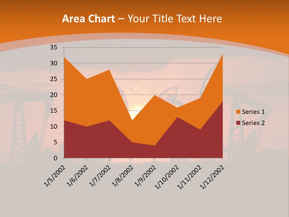 Sunset Kazakhstan Sun PowerPoint Template