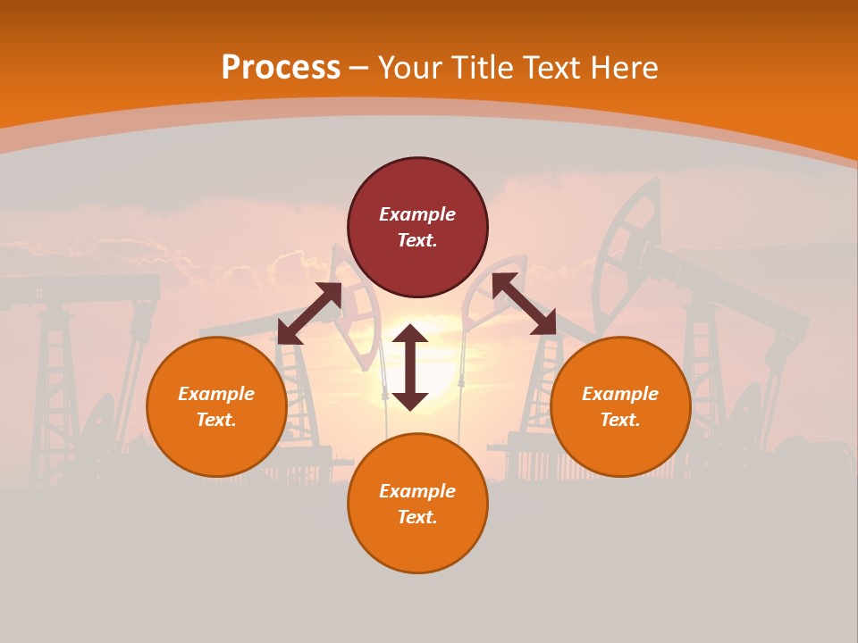 Sunset Kazakhstan Sun PowerPoint Template
