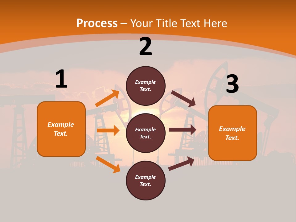 Sunset Kazakhstan Sun PowerPoint Template