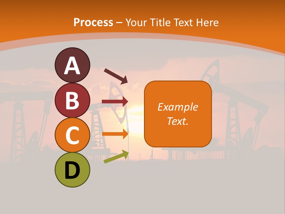 Sunset Kazakhstan Sun PowerPoint Template