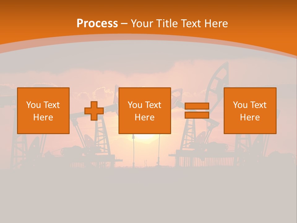 Sunset Kazakhstan Sun PowerPoint Template
