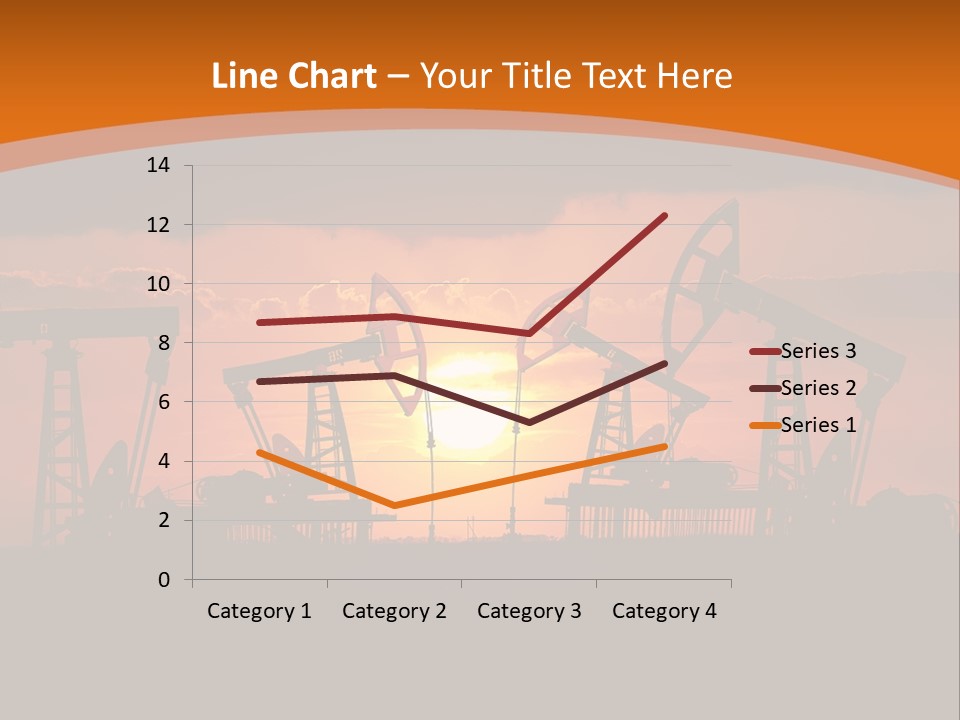 Sunset Kazakhstan Sun PowerPoint Template