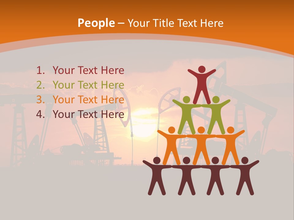 Sunset Kazakhstan Sun PowerPoint Template