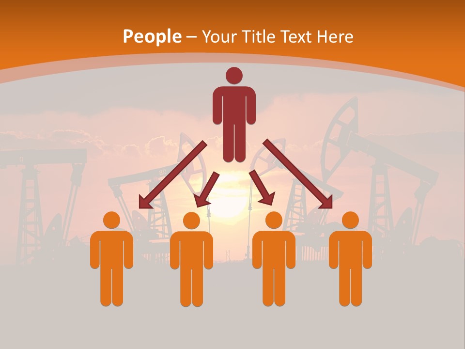 Sunset Kazakhstan Sun PowerPoint Template