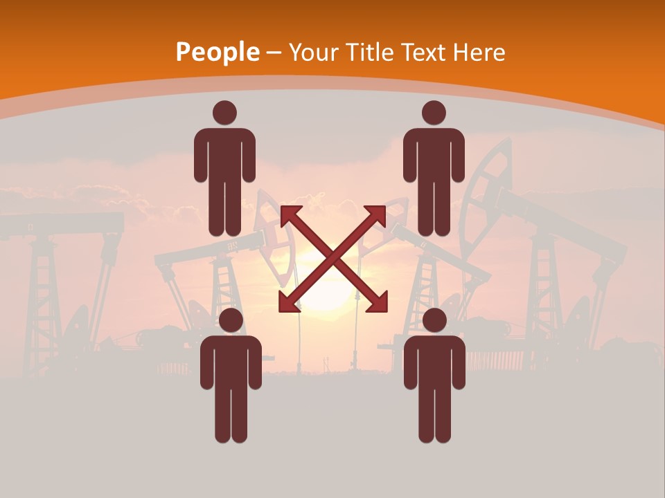 Sunset Kazakhstan Sun PowerPoint Template