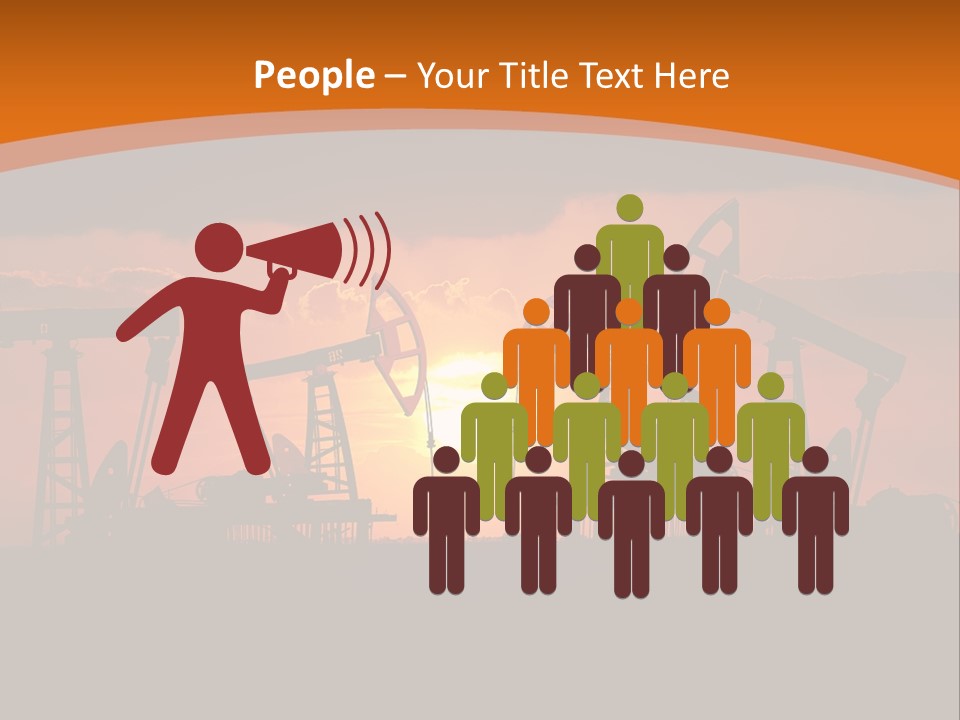 Sunset Kazakhstan Sun PowerPoint Template