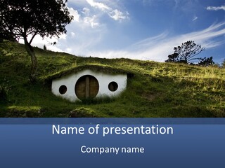 Hobbiton Sky View PowerPoint Template