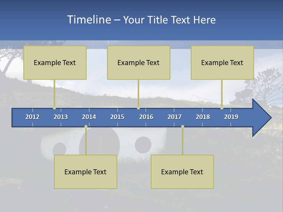 Hobbiton Sky View PowerPoint Template