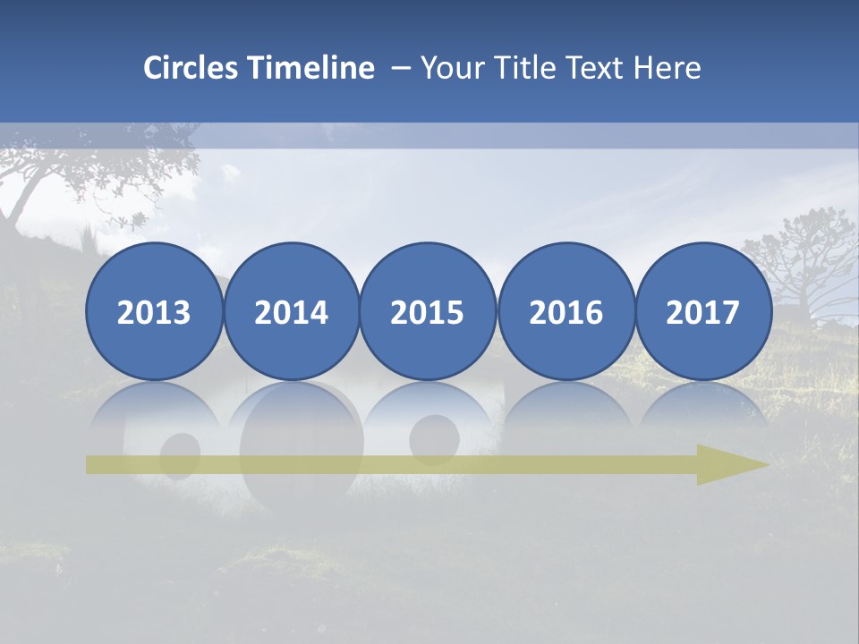 Hobbiton Sky View PowerPoint Template