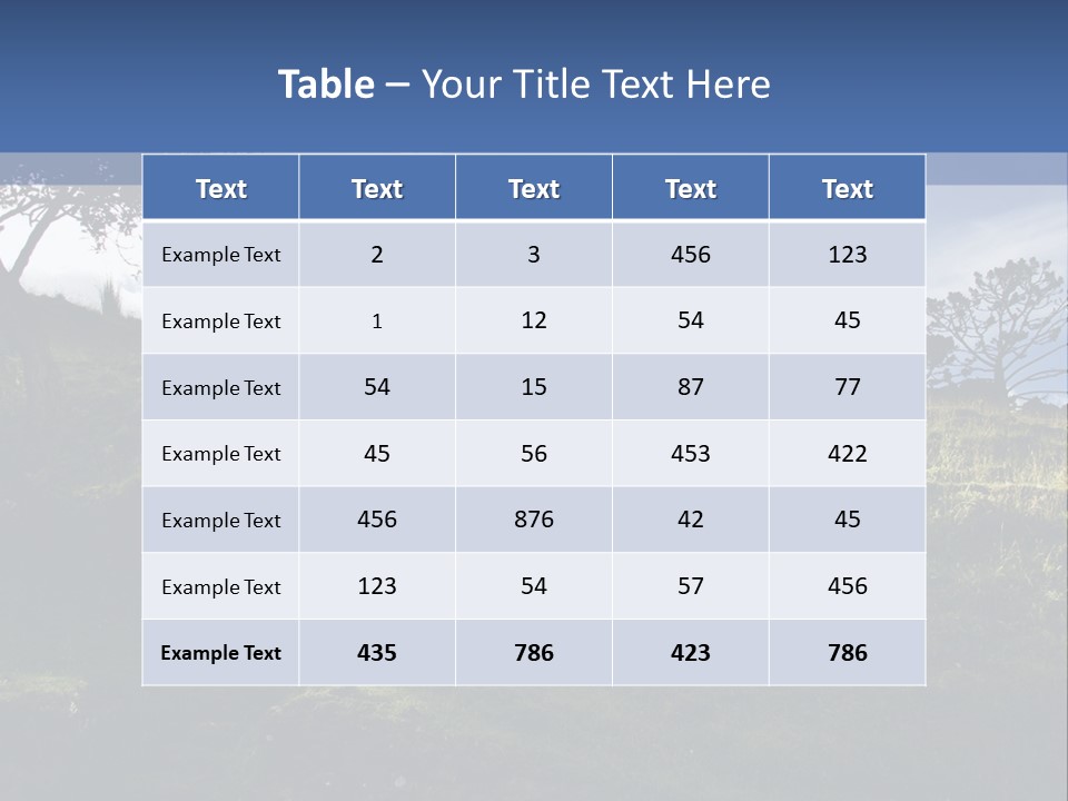 Hobbiton Sky View PowerPoint Template