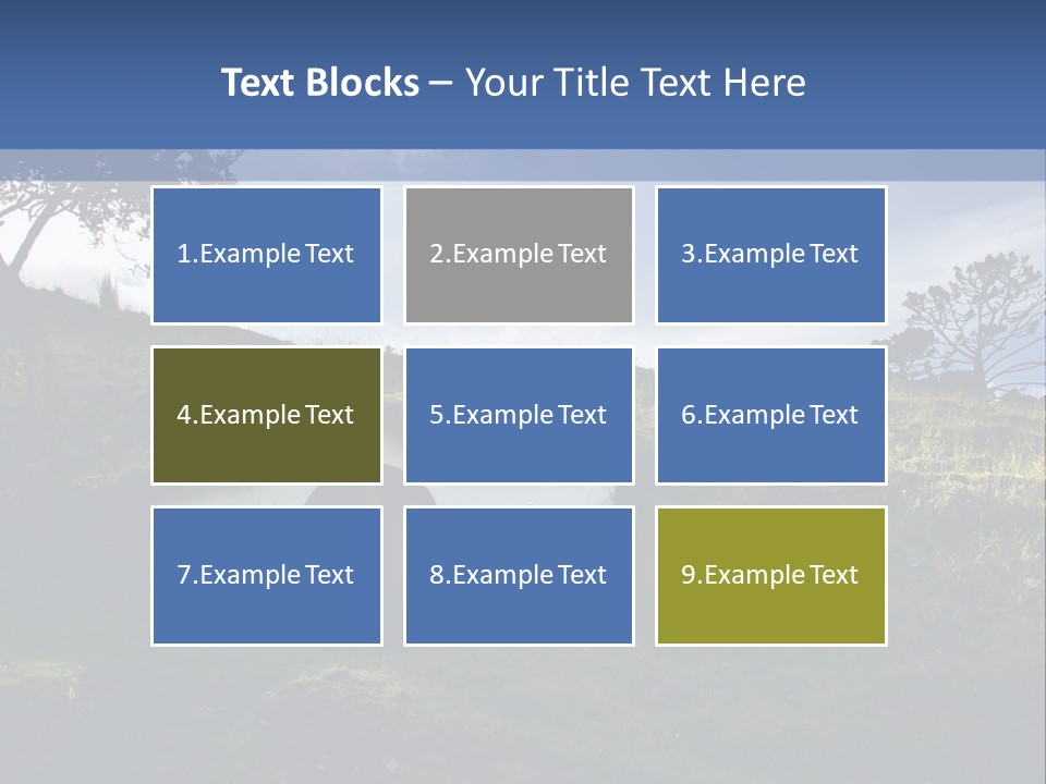Hobbiton Sky View PowerPoint Template