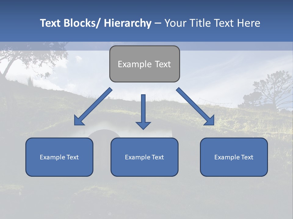 Hobbiton Sky View PowerPoint Template