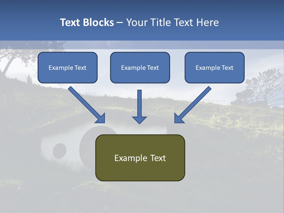 Hobbiton Sky View PowerPoint Template