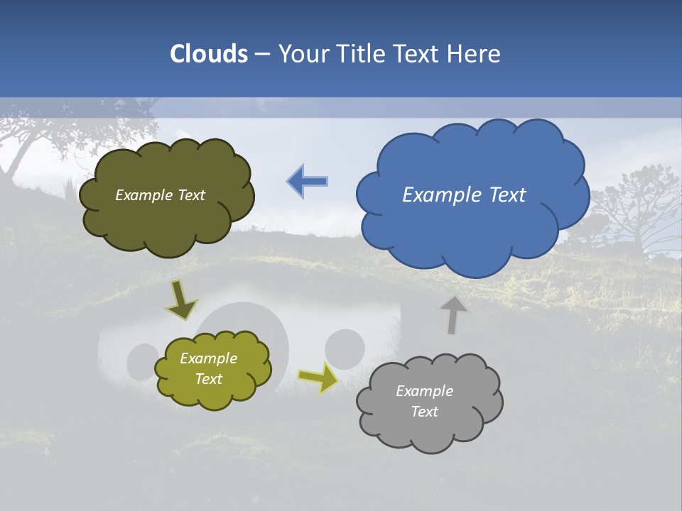 Hobbiton Sky View PowerPoint Template