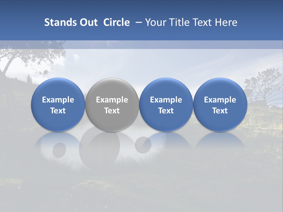 Hobbiton Sky View PowerPoint Template