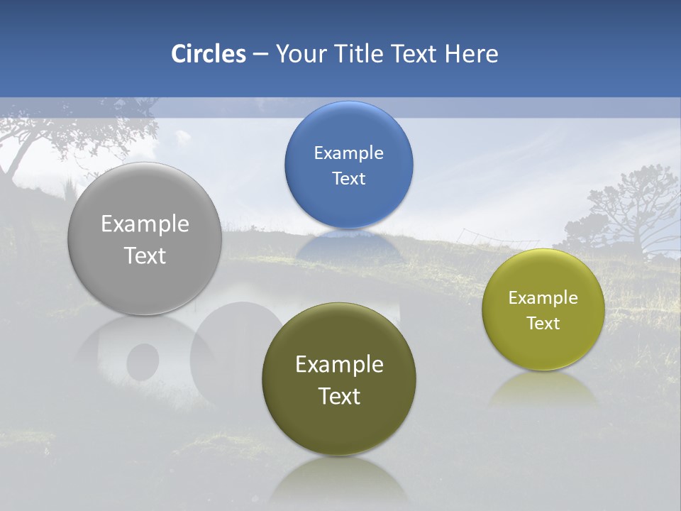 Hobbiton Sky View PowerPoint Template