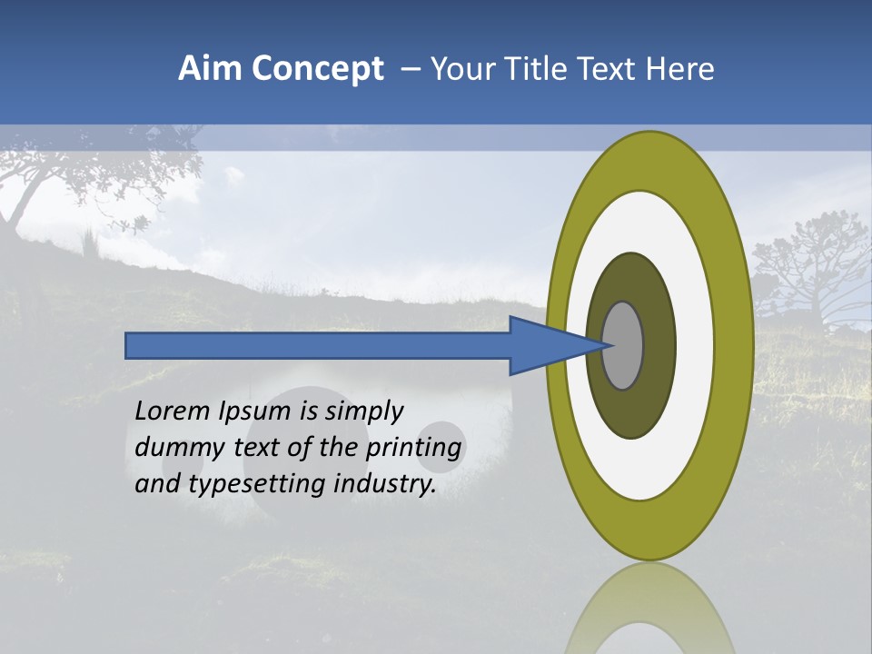 Hobbiton Sky View PowerPoint Template