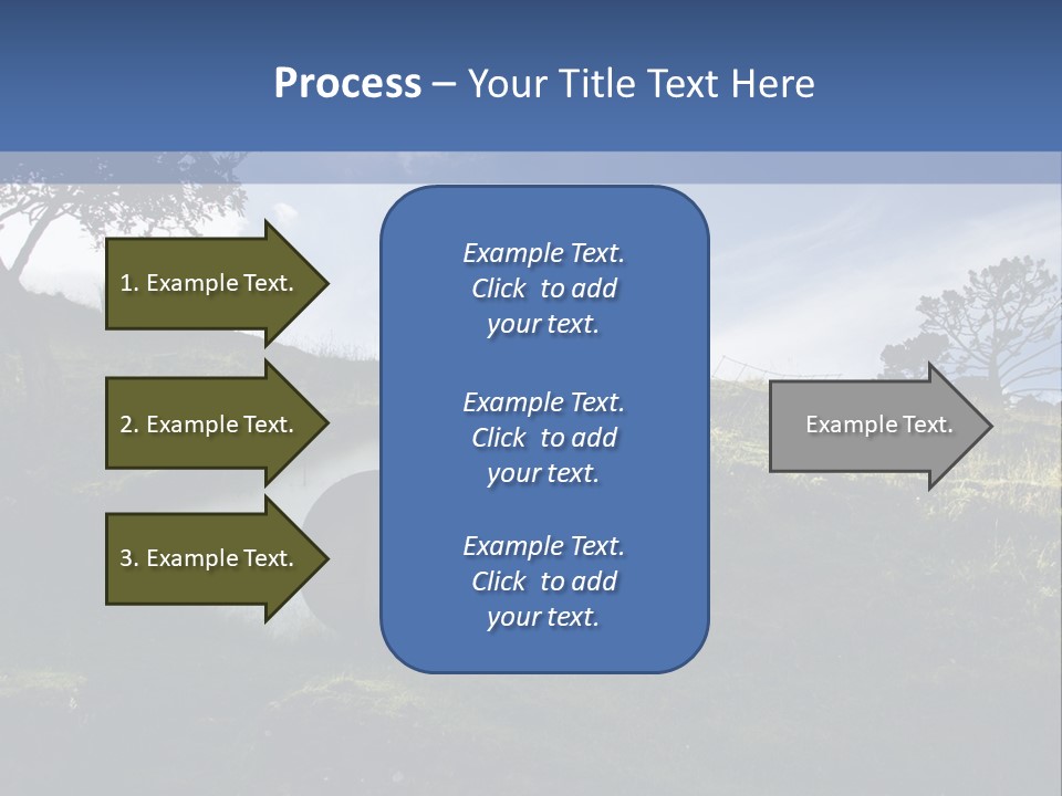 Hobbiton Sky View PowerPoint Template