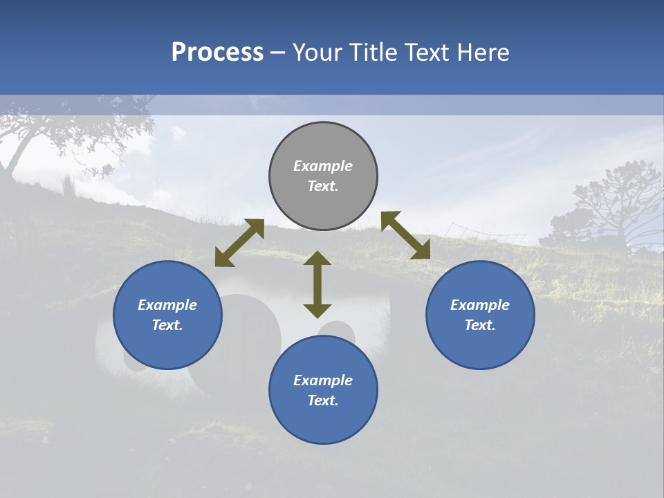 Hobbiton Sky View PowerPoint Template