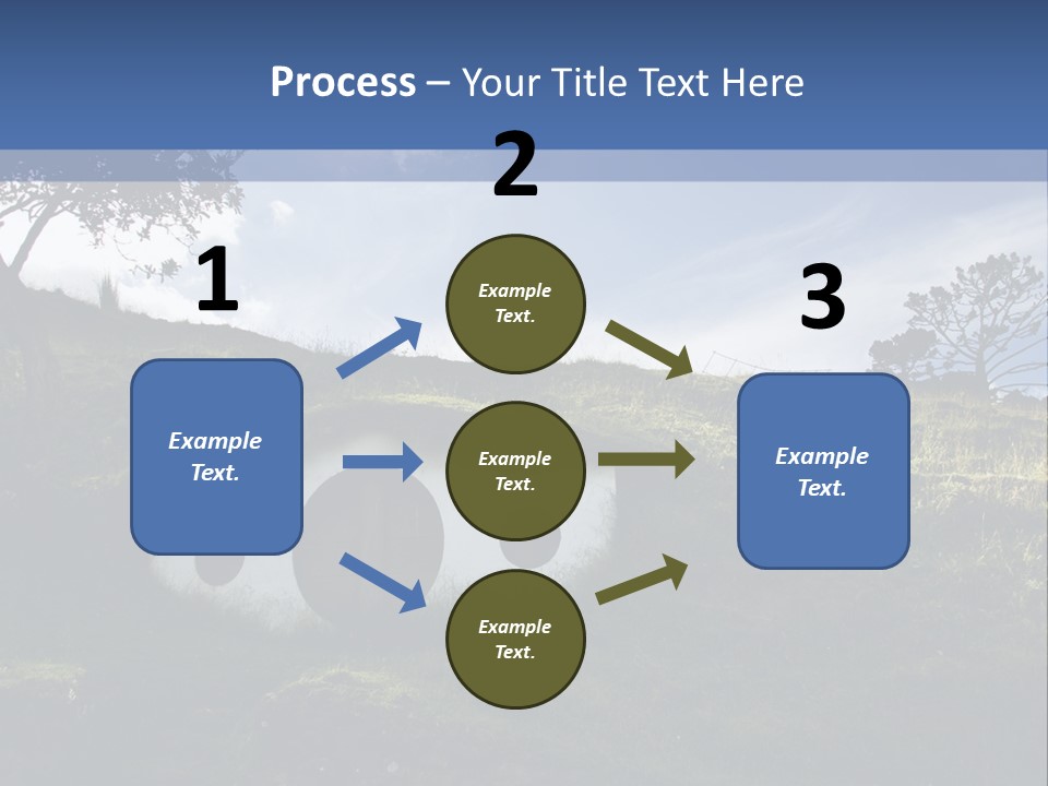 Hobbiton Sky View PowerPoint Template
