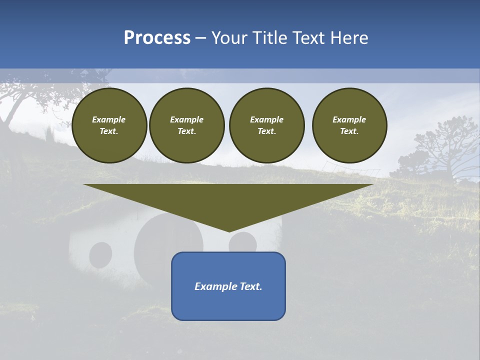 Hobbiton Sky View PowerPoint Template