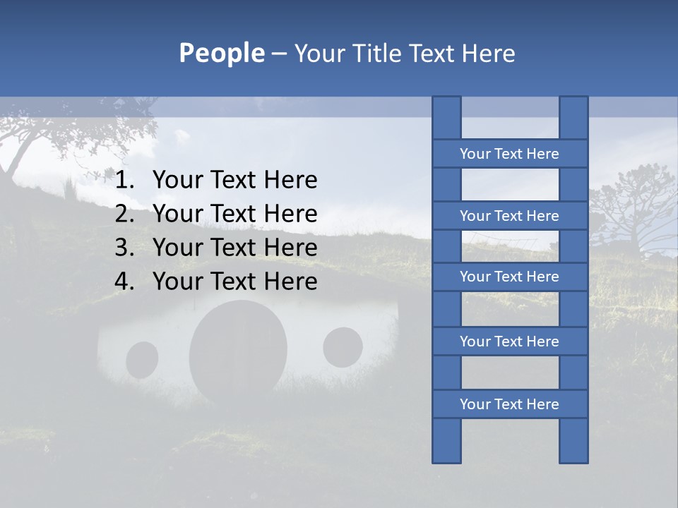 Hobbiton Sky View PowerPoint Template
