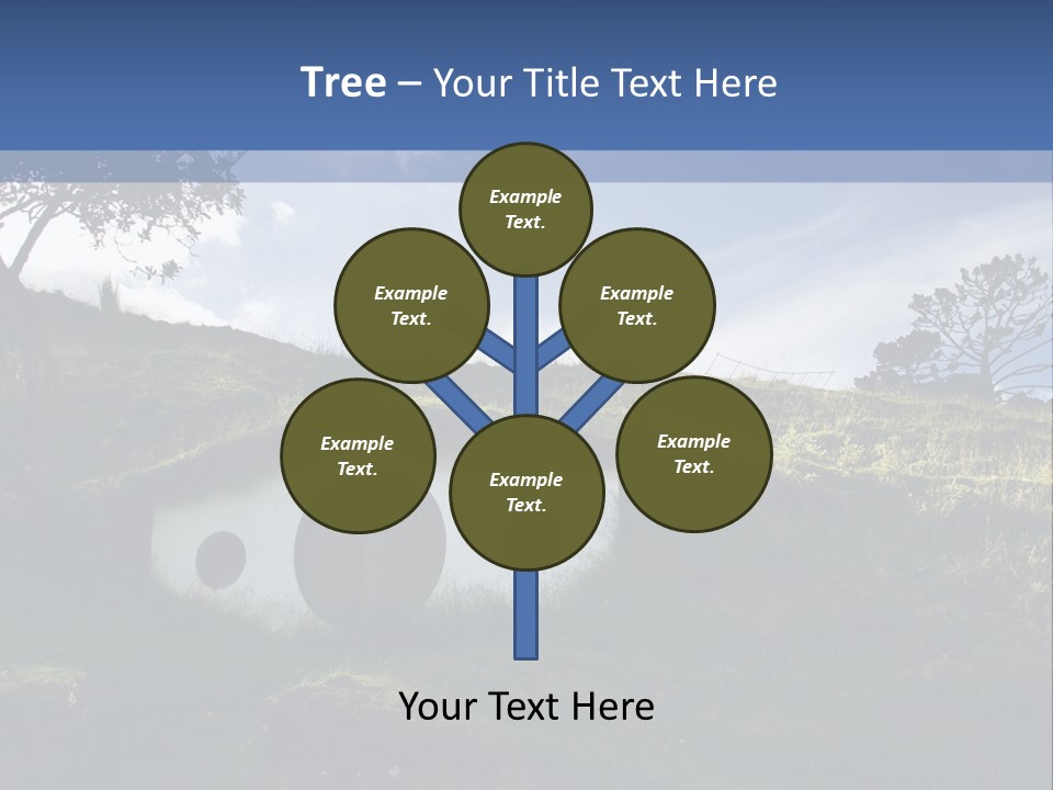 Hobbiton Sky View PowerPoint Template
