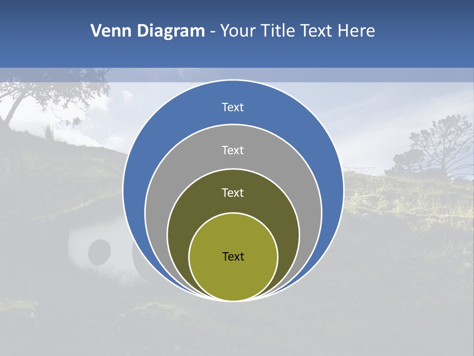 Hobbiton Sky View PowerPoint Template