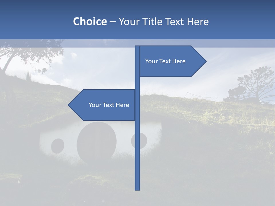 Hobbiton Sky View PowerPoint Template