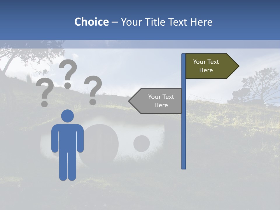 Hobbiton Sky View PowerPoint Template