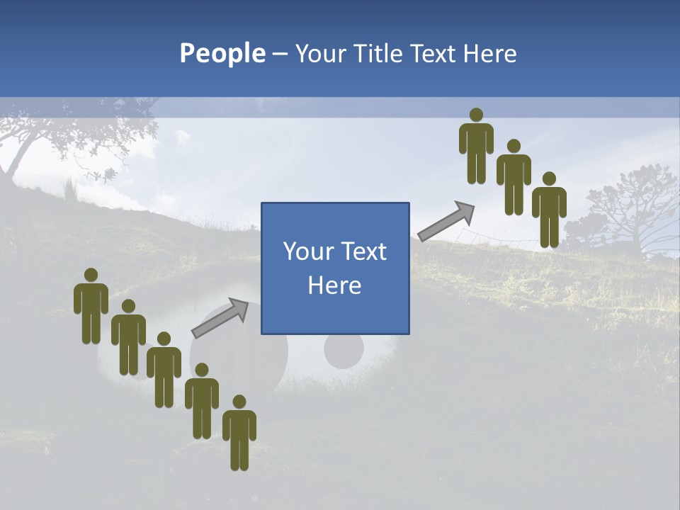 Hobbiton Sky View PowerPoint Template