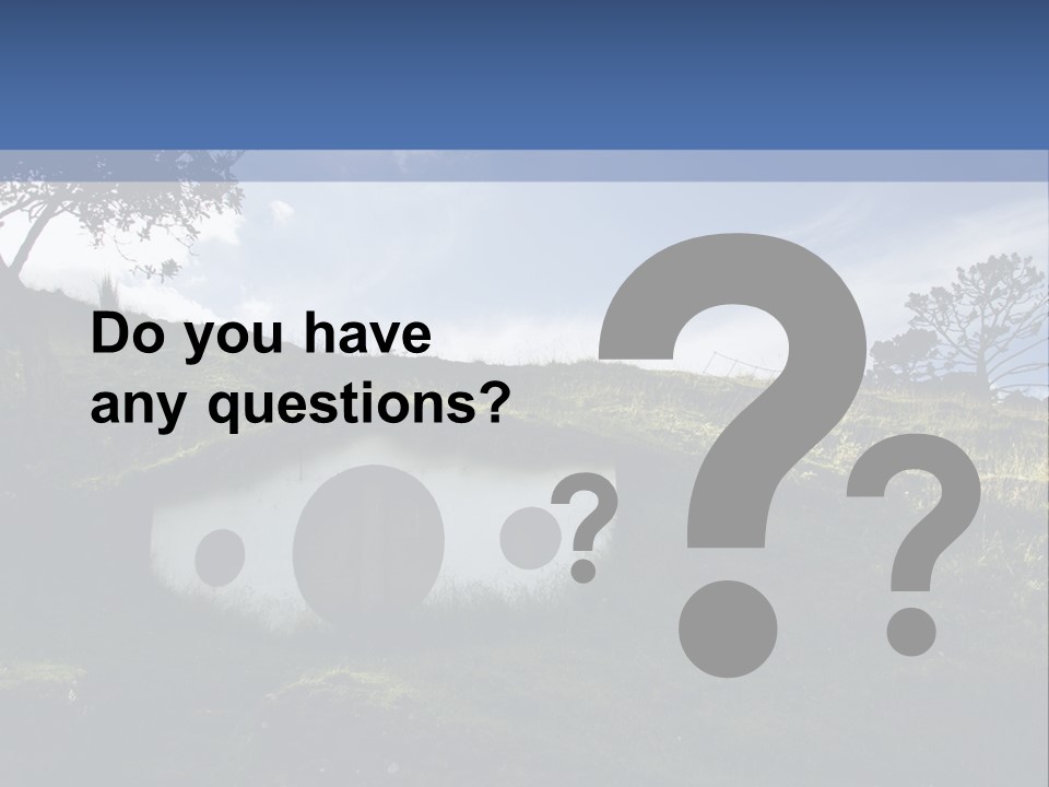 Hobbiton Sky View PowerPoint Template