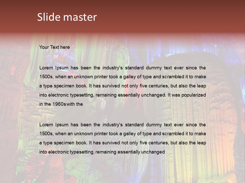 Passage Interior Terra PowerPoint Template
