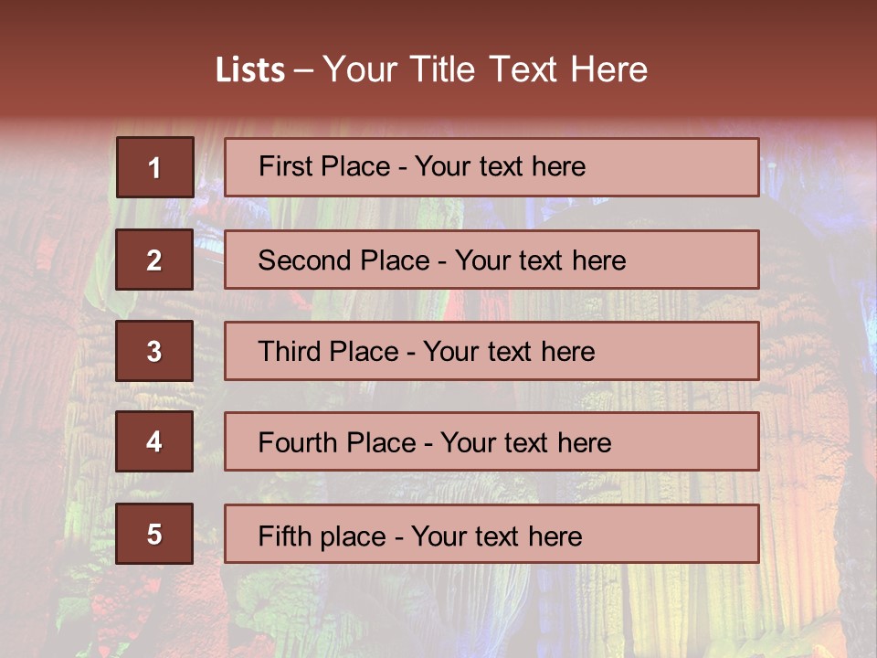 Passage Interior Terra PowerPoint Template
